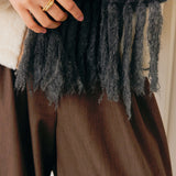 Mono Scarf in Wool (Grey)