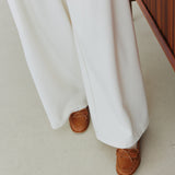 Eva Pant in Wool (White)