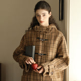 Horn Buttons 90% Wool Coat