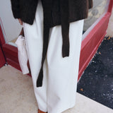 Eva Pant in Wool (White)