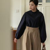 Straight Cut Front Pleat Slacks