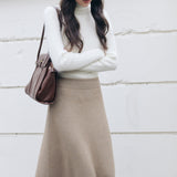 Vienna Skirt in Raccoon (Beige)