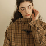 Horn Buttons 90% Wool Coat