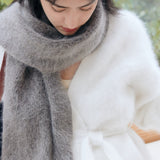 Mono Scarf in Wool (Brown)