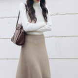 Vienna Skirt in Raccoon (Beige)