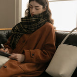 Corduroy Front Button-Up Coat