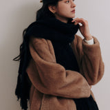 Mono Scarf in Wool (Black)