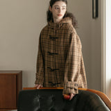 Horn Buttons 90% Wool Coat