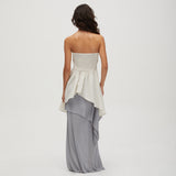 Nova Skirt in Cotton (Grey)
