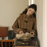 Horn Buttons 90% Wool Coat