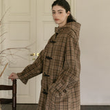 Horn Buttons 90% Wool Coat