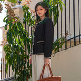 Anslie Tweed Jacket (Black)