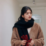 Mono Scarf in Wool (Black)