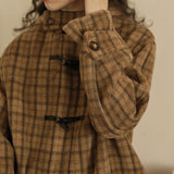 Horn Buttons 90% Wool Coat