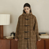 Horn Buttons 90% Wool Coat