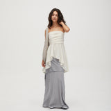 Nova Skirt in Cotton (Grey)