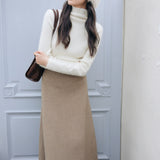 Vienna Skirt in Raccoon (Beige)