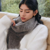 Mono Scarf in Wool (Brown)