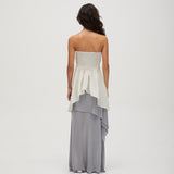 Nova Skirt in Cotton (Grey)