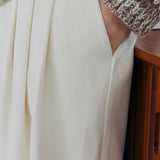 Eva Pant in Wool (White)