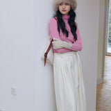 Eva Pant in Wool (White)