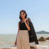 Anslie Tweed Jacket (Black)