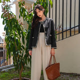 Anslie Tweed Jacket (Black)