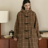 Horn Buttons 90% Wool Coat