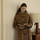 Horn Buttons 90% Wool Coat