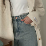 Washed Faded Jeans
