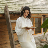Norine Mini Skirt (White)