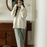 Basic 40% Wool Knit Top
