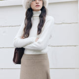 Vienna Skirt in Raccoon (Beige)