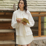 Norine Mini Skirt (White)