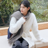 Mono Scarf in Wool (Brown)