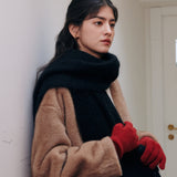 Mono Scarf in Wool (Black)