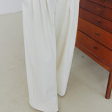 Eva Pant in Wool (White)