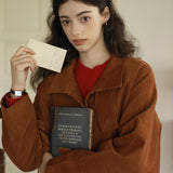 Corduroy Front Button-Up Coat