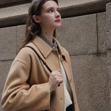 Raglan Sleeve 90% Wool Coat