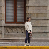 Pocket Wide-Leg Pant (Navy)