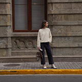Pocket Wide-Leg Pant (Navy)