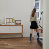 Straight-Cut Mini Skirt