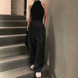 Mock Neck Vest Top/ Cardigan Set