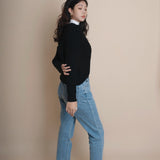 Straight-Leg Loose Fit Jeans