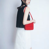 Side Zip A-Line Skirt (White)