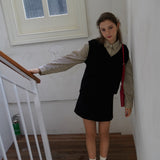 Straight-Cut Mini Skirt